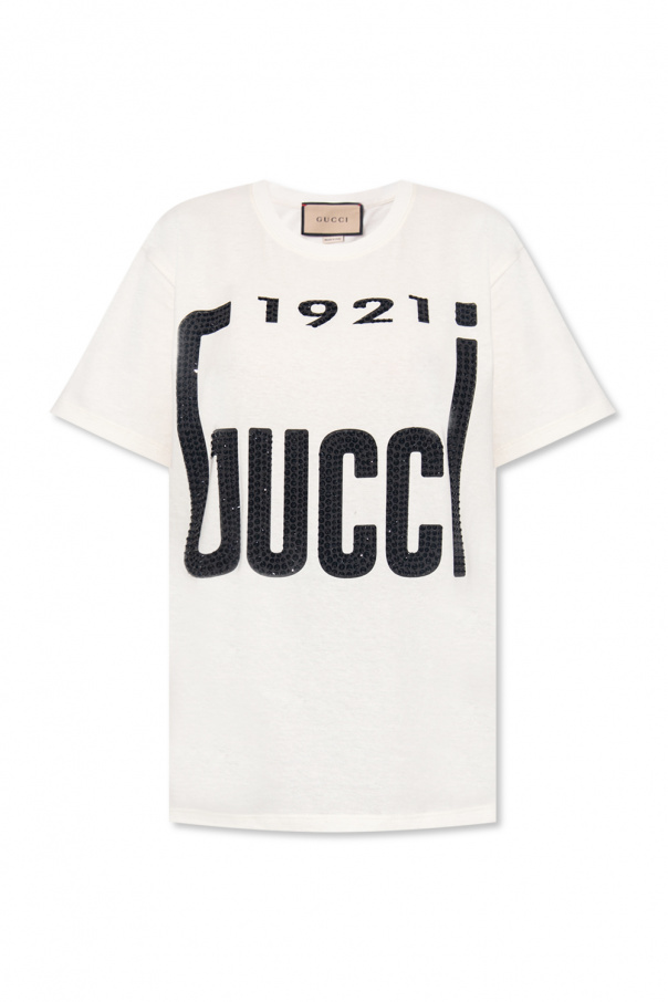 Gucci t shirt leopard on sale